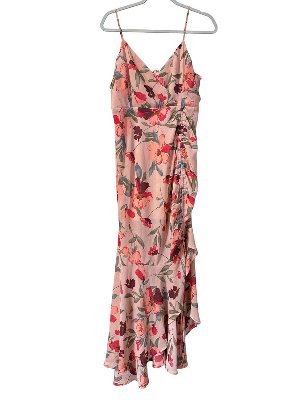 Exciting Moments Floral Maxi Dress  Peach Romantic Cottagecore Chic